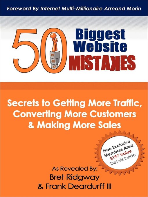Title details for 50 Biggest Website Mistakes by Bret Ridgway - Available